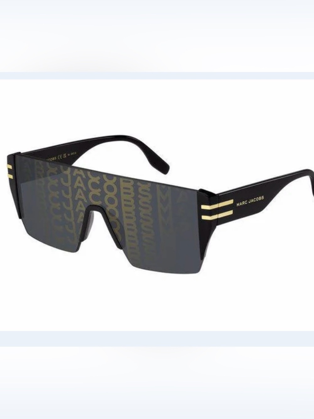 New Marc Jacobs Logo Black & Gold Sunglasses 🕶️ Marc 712/S